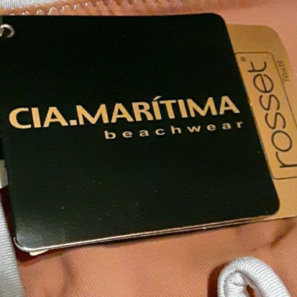 Cia Maritima Beachwear Silver Green & Purple Verde Tanga Bikini Set Size M - Picture 14 of 15